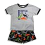 Wonder Kids - Infant And Toddler Boys 2 Piece Short Sleeve Shorty Pajamas, Light Blue, Navy