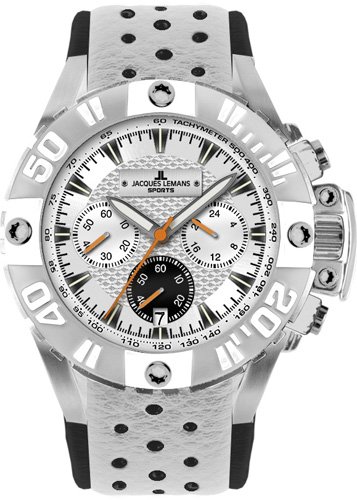 Jacques Lemans Herrenarmbanduhr Powerchrono 2008 1-1378 B