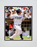 Adrian Gonzalez "2008 Batting Action" Double Matted 8Ó x 10Ó Photograph (Unframed)
