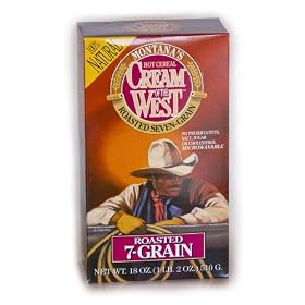 Cream of the West All-Natural Roasted 7-Grain Hot Cereal, 18-Ounce Box (Pack of 6)