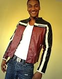 Lederjacke - Black-Blood Bikerjacke im Motorrad-Outfit