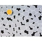 Chilewich Pressed Dots Vinyl Placemat -Citron 14 x 19