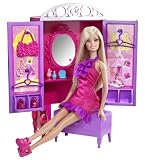 Barbie Estate Dress-Up To Make-Up Closet and Doll