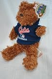 CHICAGO CUBS OFFICIAL LOGO 8IN SPECIAL FABRIC PLUSH HOODIE TEDDY BEAR