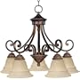 Maxim Lighting 11176EVOI 5 Light Brighton Chandelier, Oil Rubbed