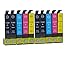 Tyjtyrjty Compatible Ink Cartridges 10 Pk Epson T220xl T220 220 for Epson Workforce Wf 2630 Wf 2650 Wf 2660 Printers