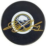 Jhonas Enroth Autographed Buffalo Sabres Hockey Puck