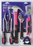 Apollo Precision Tools DT1043NP 8-Piece General Tool Kit - Pink