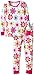 Gerber Baby and Little Girls' 2 Piece Thermal Pajamas