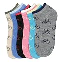 Women's (12 Pairs) Low Cut Patterned Socks - Many Designs Available