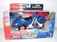 Sonic & Sega All-Stars Racing, Sonic The Hedgehog 3.5" inch posable Sonic Figure with car.