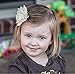 Peony Flower Hair Clip - Girl Wispy Clippy - Best NO Slip Barrette For Fine Hair(GD1-Red)