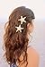 NIPOO Fashion Women Lady Girls Pretty Natural Starfish Star Moon Hair Clip New (Star)