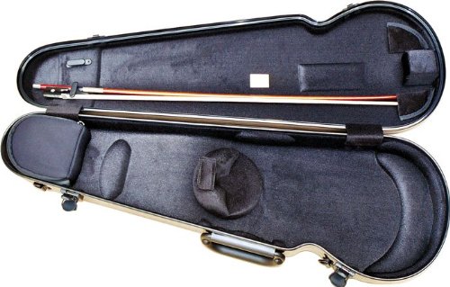 BAM High Tech Contoured Violin Case Carbon Black