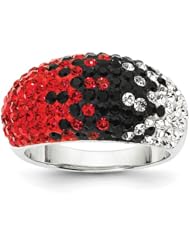 Sterling Silver Swarovski Elements Lincoln Spirit Ring