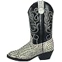 Smoky Mountain Kids Synthetic Laramie Python Print Western Boot