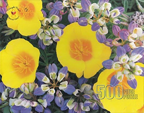 Merrigold Press Poppies &amp; Lupine 500 Piece Jigsaw Puzzle