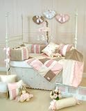 Juliet 5 Piece Crib Set with Pink Dot Pillow by Glenna Jean