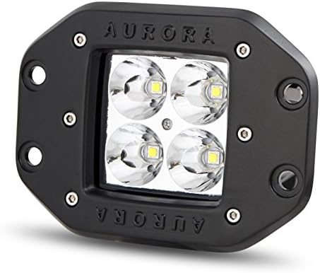Aurora LED 2" Cube Working Light. 12W Unit With 4X3W Oslon White LED S. 1580 Lumen, 9-36V, Spot Beam Pattern