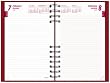 Brownline CoilPro Daily Untimed Journal, 8.25 x 5.75 Inches, Red (CB389C.RED)