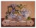 Tea And Lace I Beautiful MUSEUM WRAP CANVAS Print with Added BRUSHSTROKES Anna Browne 17x13