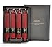 Root Candles Unscented Dinner Candles Premium Beeswax Blend Boxed Candle Set, 7-Inch Tall, Garnet, 4-Count