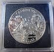 Silver Dollar Canada 1989 Commemorative Rare the 200th Anniversary Exploration Voyages of Alexander Mackenzie Down the Makenzie River to the Arctic Ocean