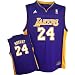 adidas Los Angeles Lakers Kobe Bryant Youth (Sizes 8-20) Revolution 30 Replica Road Jersey