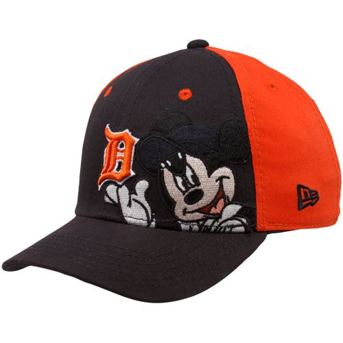 New Era Detroit Tigers Preschool Navy Blue-Red Mickey Pop-Up Adjustable Hat