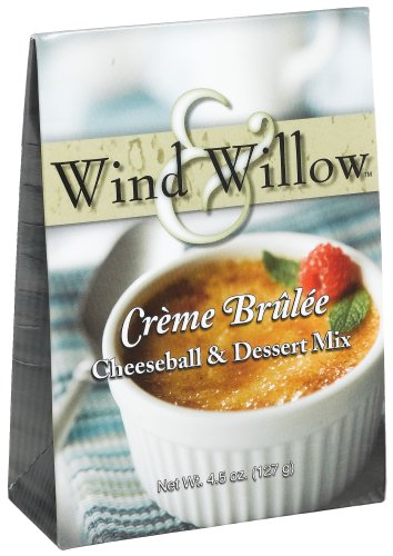 Wind & Willow Cr?me Brulee Cheeseball Mix, 4.5-Ounce Boxes (Pack of 6) by Wind & Willow