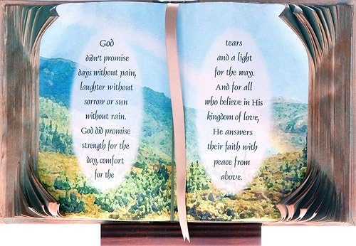 Gods Promise Illustrated Book Display antiqued gold edges by BOL Productions