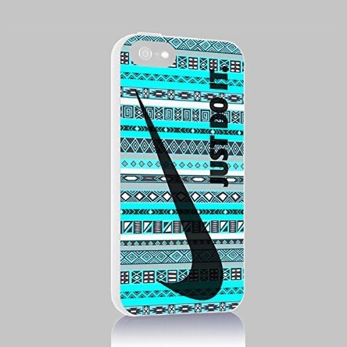 Just do It NIKE Geometric Aztec Iphone 4/4s 5 5c 6 6plus Case (Iphone 5 White)