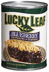 Lucky Leaf Blueberry Pie Filling, 21-Ounce Cans (Pack of 6)