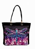 Tiffany Dragonfly Handbag Polyester with Canvas strap