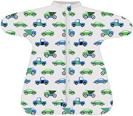 Cozy Baby Sleeper Swaddle Wearable Blanket by Revelae - Vroom - 6-9 Month