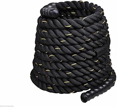 1.5" Width Poly Dacron 40 ft Length Battle Rope Workout Training Undulation Fitness Exercise