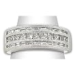 14K White Gold Diamond Band - 1.00 Ct.