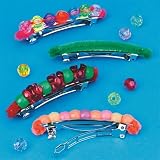 Beaded Barrettes Craft Kit (Makes 12)