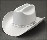 White Cattleman Cowboy Hat