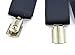 Moda Di Raza, Suspenders for Men, Y Type 1.25 inch, Mens Suspenders, Heavy Duty Suspender with Clips, Navy Suspender Men