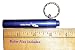 Koala Shiny Blue Aluminum Flashlight Keychain Click On