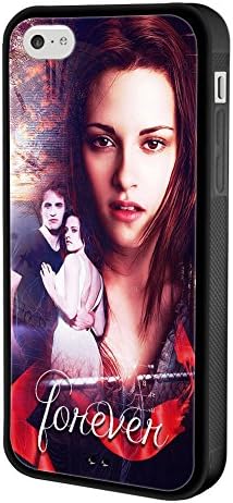 iPhone 5c case, Customize Factory Love Movie The Twilight Saga Electroplating Tire tread pattern TPU Rubber Frosted Black iPhone 5c Case Neverfade Scratchproof Ametabolic case