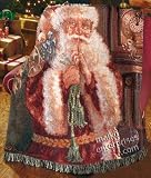 Santa Claus Christmas Throw Blanket