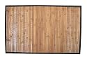 Natural Bamboo Step Mat, Dark Wood