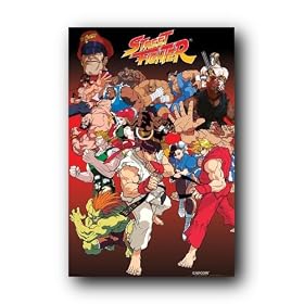 Street Fighter Poster Anime Style