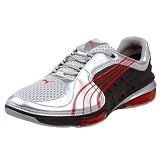 PUMA Men's Cell L.I.F.T. Trainer Sneaker,Black/Silver/Red,9 D
