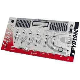 PYLE PYD1950 19'' Rack Mount 4CH Professional Mixer w/ Digital Sampler