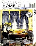 Buy Low Priced McCall’s 853 Sewing Pattern Home Decorating Kitchen Curtains Awning Appliance Covers – Discount Shopping
