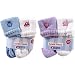 Classic Cuff Applique Socks, 6-Pack