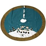 SC Sports Jacksonville Jaguars Snowman Tree Skirt